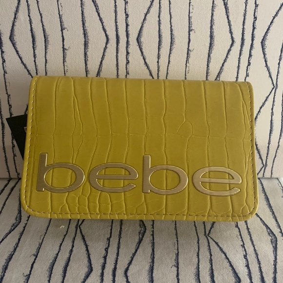 bebe Handbags - Crossbody Bag In Lime Greey By BEBE